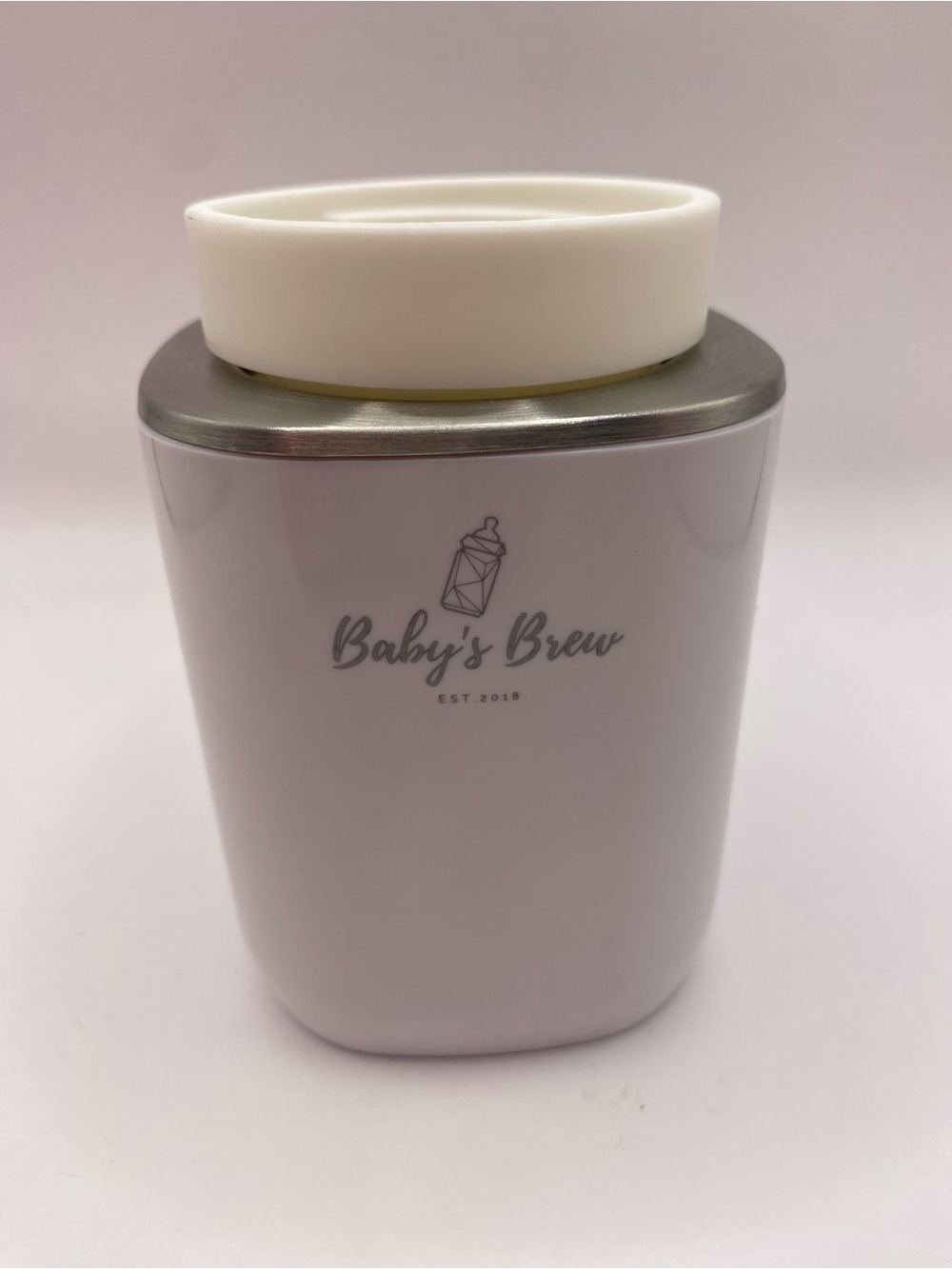 Baby's Brew Portable Bottle Warmer T5-18B White Base Only - No Cord / Tested